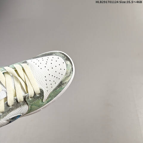 Nike SB Dunk Low Light Green White Cream Gray EU 35 5-46 Skate Shoe - Unisex (BS-63173)