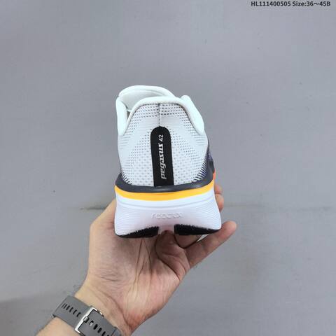 Nike Air Zoom Pegasus 42 White Purple Silver Orange Black EU 36-45 Running Shoe - Unisex (BS-60483)