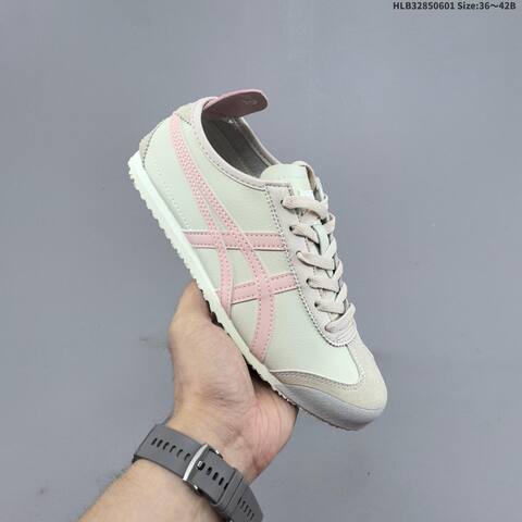 Onitsuka Tiger Mexico 66 Cream Light Pink Beige EU 36-42 Sneaker Casual Sneakers - Unisex (BS-68776)