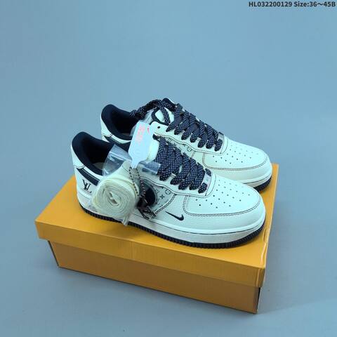 Nike Air Force 1 07 LV8 Navy Blue White EU 36-45 Sneaker - Unisex (BS-61665)