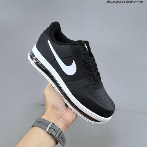 Nike Air Force 1 Posite Fl Max Black White Silver Clear EU 40-45 Sneaker - Men's (BS-60219)