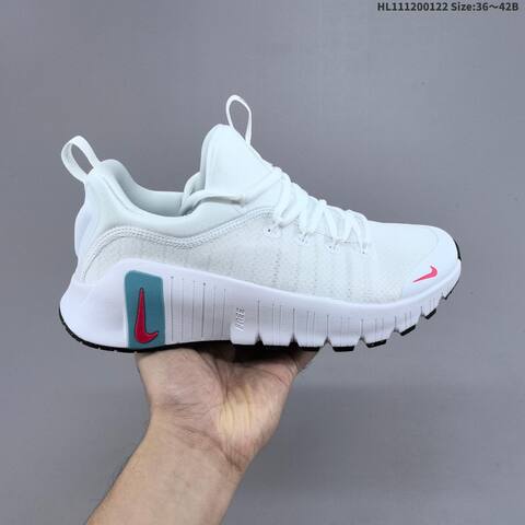 Nike Free Metcon 6 FJ7126-103 White Red Teal Black EU 36-42 Training Shoe - Unisex (BS-61830)