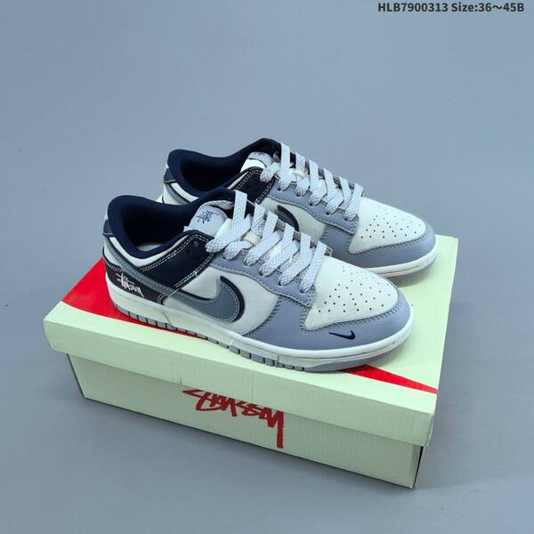 Nike Dunk SB Low off white navy blue light grey EU 36-45 skate shoe