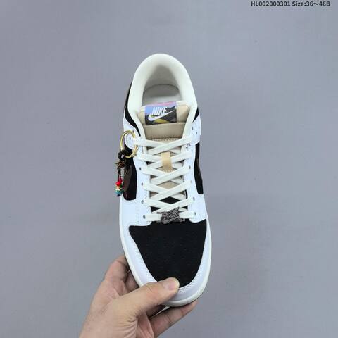 Nike SB Dunk Low Pegasus Pack CNY White Black Brown Red Beige EU 36-46 Skate Shoe - Unisex (BS-61488)