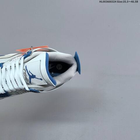 Air Jordan 4 Retro Military Blue AIR JORDAN 4 Aj4 Lifestyle (BS-66449)
