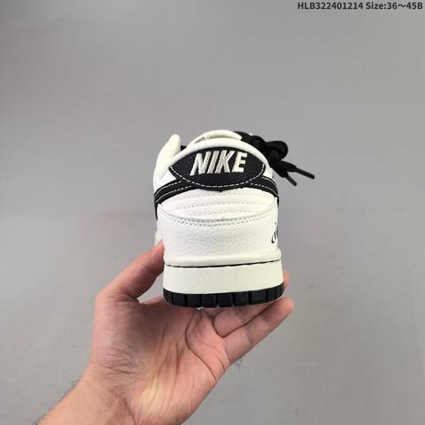Nike SB Dunk Low White Black Grey EU 36-45 Skate Shoe - Unisex (BS-62690)