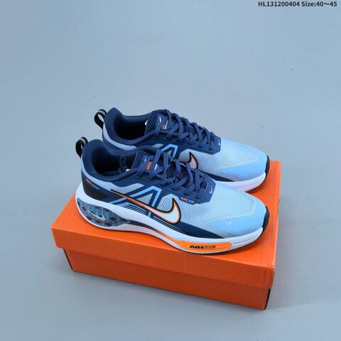 Nike Air Zoom Winflo V2 White Navy Gold Black EU 40-45 Running Shoe - Men's (BS-60942)