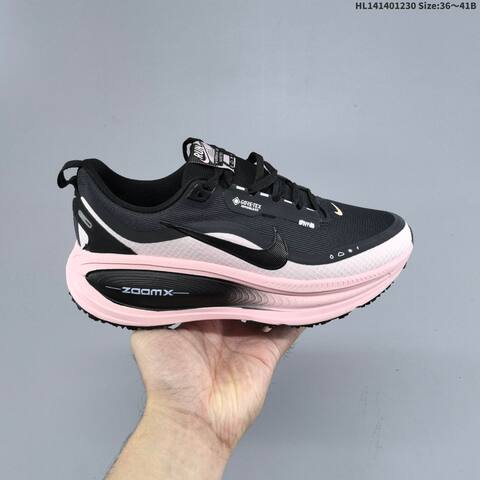 Nike Vomero 18 GTX Black Light Pink White EU 36-41 Running Shoe - Unisex (BS-62314)