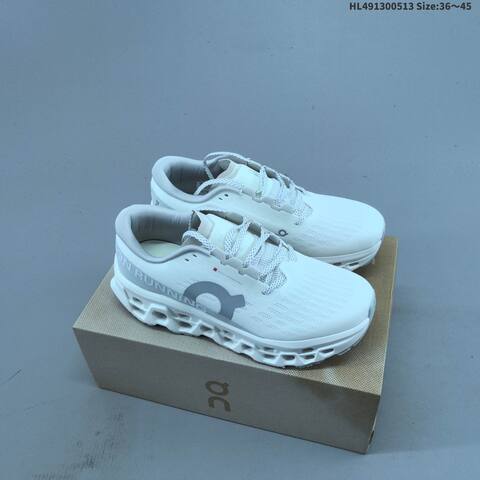 On Cloudmonster White Light Gray EU 36-45 Running Shoe Running Sneakers - Unisex (BS-69557)