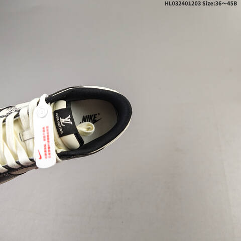 Nike SB Dunk Low Off White Black EU 36-45 Skate Shoe - Unisex (BS-62874)