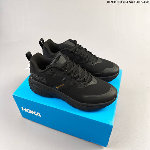HOKA ONE ONE Challenger ATR 7 GTX Black Gum Brown EU 40-45 Trail Shoe Trail Running Sneakers - Men's (BS-69438)