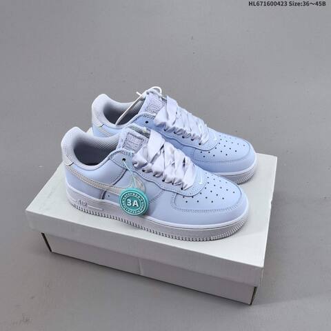 Nike Air Force 1 07 Pale Blue White EU 36-45 Sneaker - Unisex (BS-60567)