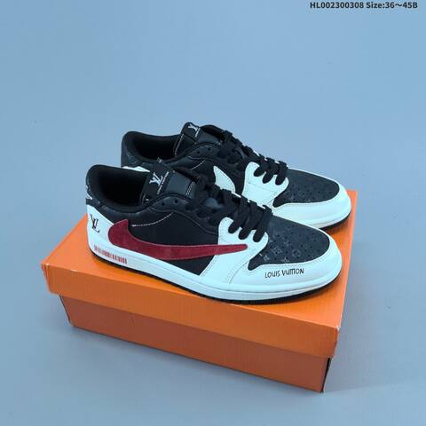 Travis Scott x Air Jordan 1 Low AIR JORDAN 1 Aj1 Lifestyle (BS-66596)