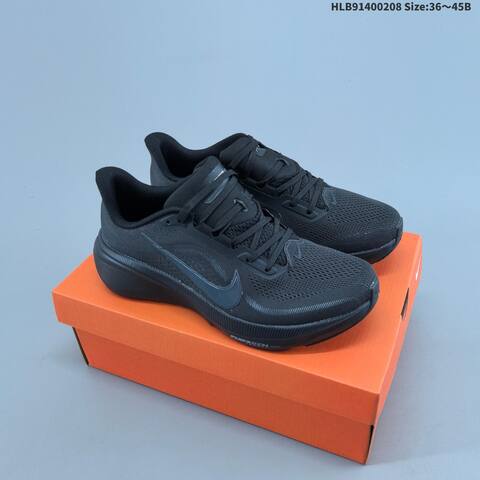 Nike Air Zoom Pegasus 42 Black White Silver EU 36-45 Running Shoe - Unisex (BS-61499)