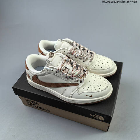 Nike Air Jordan 1 x Travis Scott AIR JORDAN DIY DS2088-007 36 36 5 Lifestyle - Women's (BS-67443)