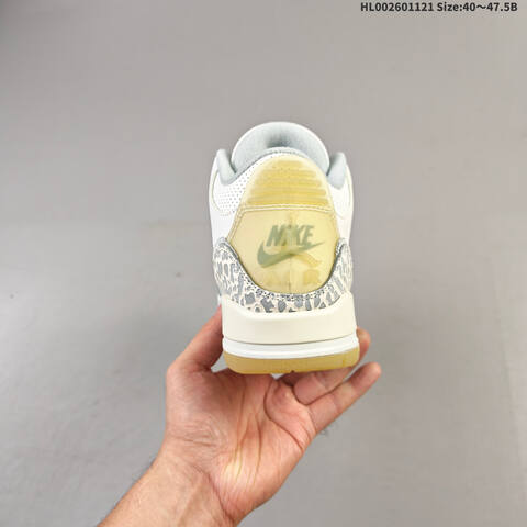 Air Jordan 3 Retro Craft Ivory AIR JORDAN 3 Aj3 Lifestyle (BS-67743)