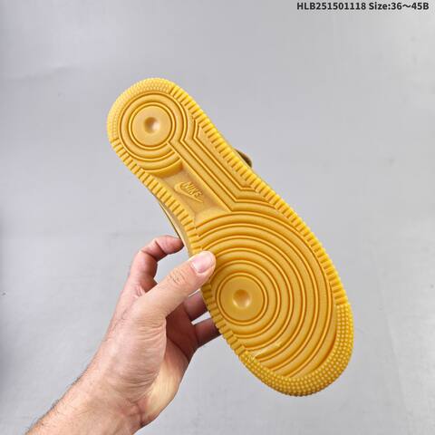 Nike Air Force 1 High 07 Wheat Tan Gum Yellow EU 36-45 Sneaker - Unisex (BS-63499)