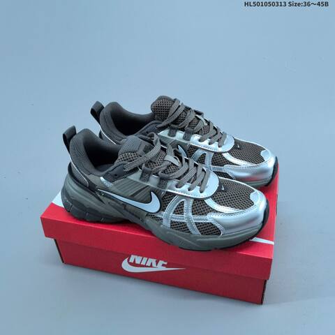 Nike V2K Run White Beige Grey EU 36-45 Running Shoe - Unisex (BS-61339)