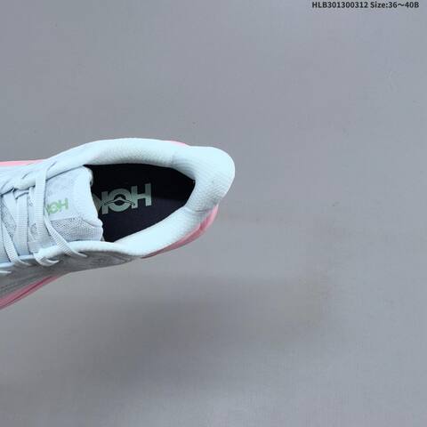 HOKA ONE ONE Clifton 10 Light Blue Pink Green EU 36-40 Running Shoe Running Sneakers - Unisex (BS-69382)