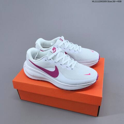 Nike Revolution 8 Black White White Fuchsia EU 36 45 Running Shoe EU 36-45 - Unisex (BS-61409)
