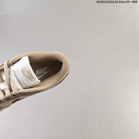 Nike Dunk Low Sail Light Brown Dark Brown Cream EU 35-40 Skate Shoe - Unisex (BS-63374)