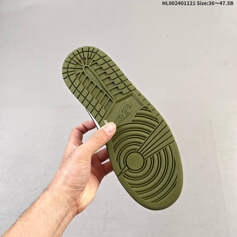 Air Jordan 1 Low OG Medium Olive AIR JORDAN 1 Aj1 Lifestyle (BS-67741)