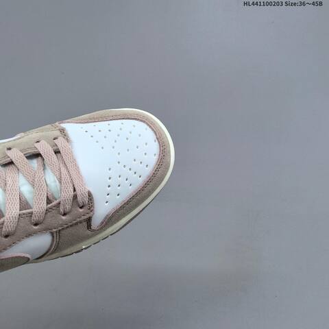Nike SB Dunk Low Pro White Taupe Pink Cream EU 36-45 Skate Shoe - Unisex (BS-61567)