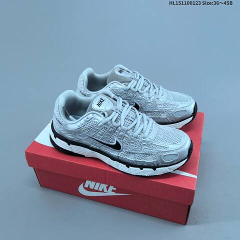 Nike P-6000 Black White EU 40-45 Running Shoe - Men's (BS-61798)