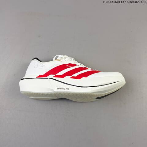 Adidas Adizero Adios Pro 5 White Red Black EU 36-46 Running Shoe - Unisex (BS-65423)