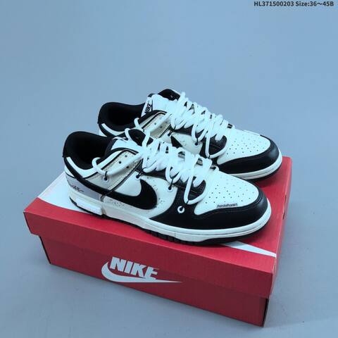 Nike Dunk Low Cream Navy Light Blue Orange EU 36-45 Skate Shoe - Unisex (BS-61568)