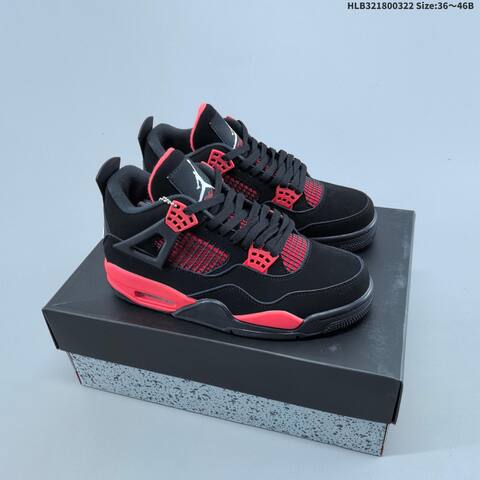 Air Jordan 4 Retro Fire Red Replica AIR JORDAN 4 Aj4 Lifestyle (BS-66474)