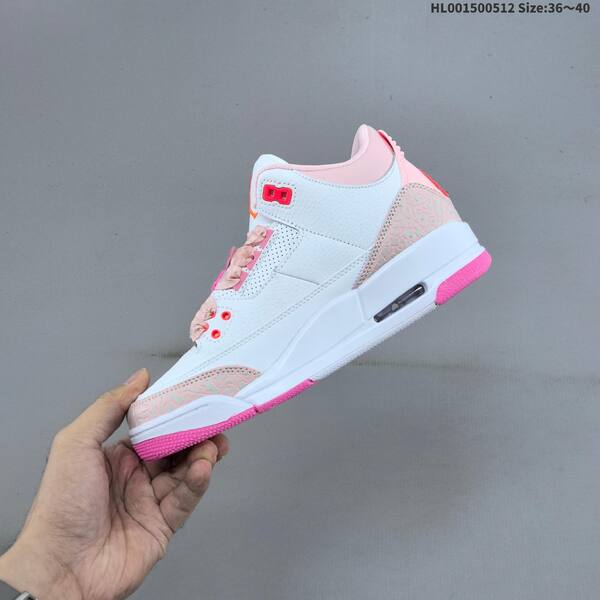 Jordan Air Jordan 3 Retro "Spring Flowers" White/Pink/Hot Pink EU 36-40 basketball