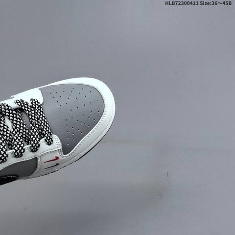 Nike Dunk SB Low White Grey Black Red EU 36-45 Skate Shoe - Unisex (BS-60820)