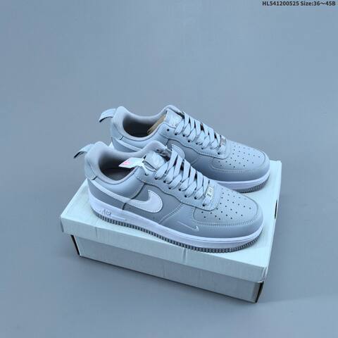 Nike Air Force 1 07 Grey White Black EU 36-45 Sneaker - Unisex (BS-60152)