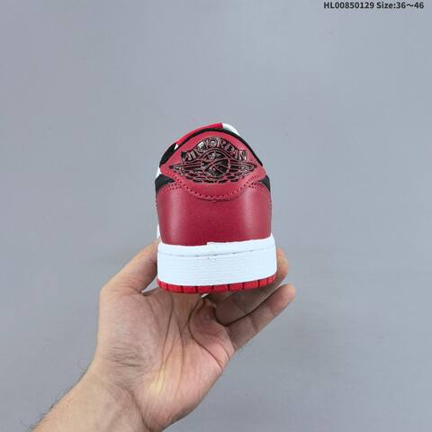 Air Jordan 1 Low OG Black Muslin Varsity Red Replica AIR JORDAN 1 Aj1 Lifestyle (BS-66780)