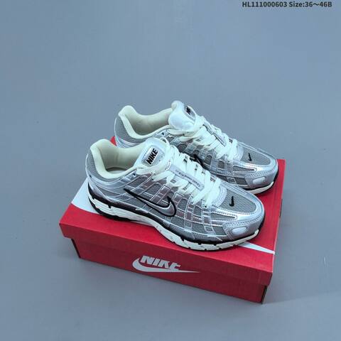 Nike P-6000 Light Off White Black Olive EU 36-46 Running Shoe - Unisex (BS-59990)