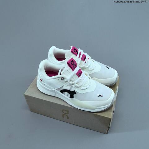 On THE ROGER Pro 2 White Neon Orange EU 36-47 Tennis Shoe Casual Sneakers - Unisex (BS-69509)