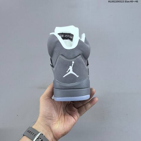 Air Jordan 5 Retro Wolf Grey Replica AIR JORDAN 5 Aj5 5 TP Lifestyle (BS-66458)