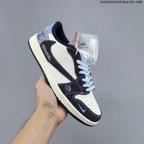 Nike Air Jordan 1 x Travis Scott AIR JORDAN DIY Lifestyle (BS-67304)
