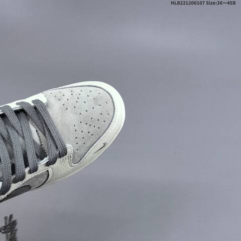 Nike Dunk SB Low Stussy Off White Light Grey Dark Grey Red EU 36-45 Skate Shoe - Unisex (BS-62164)