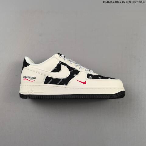 Nike Air Force 1 07 LV8 Light Grey White Dark Grey EU 36-45 Skate Shoe - Unisex (BS-62662)
