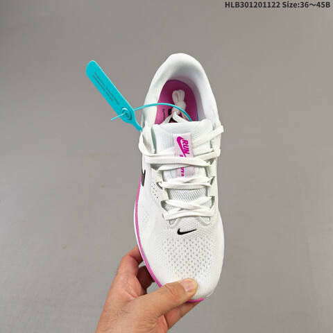 Nike Air Zoom Structure 26 HJ1101-104 White Pink Black EU 36-45 Running Shoe - Unisex (BS-63259)