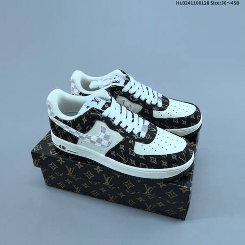 Nike Air Force 1 07 LV8 Off White Blue EU 36-45 Sneaker - Unisex (BS-61689)