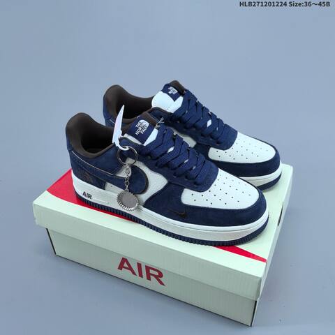 Nike Air Force 1 07 Low Khaki Black White Brown EU 36-45 Sneaker - Unisex (BS-62482)