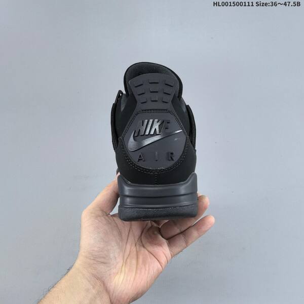 Jordan Air Jordan 4 Retro Black Cat triple black EU 36-47 5 basketball lifestyle