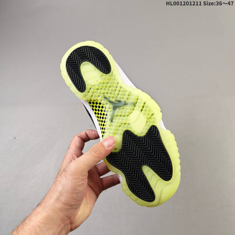 Air Jordan 11 Retro High Barely Volt AIR JORDAN 11 Aj11 Lifestyle (BS-67487)