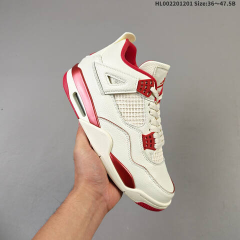 Air Jordan 4 Retro Sierra Red WMNS AIR JORDAN 4 Aj4 Lifestyle (BS-67584)