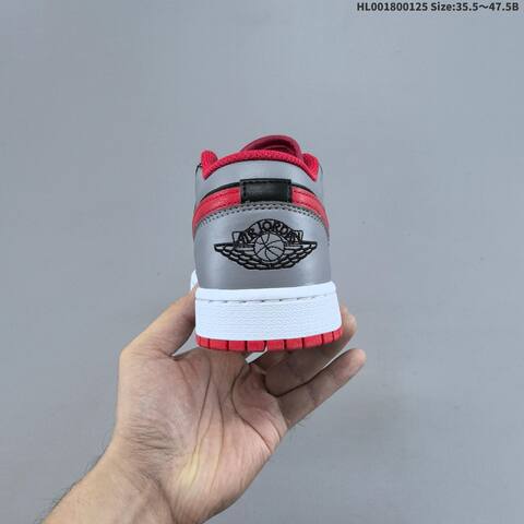 Air Jordan 1 Low Red Cement AIR JORDAN 1 Aj1 Lifestyle (BS-66837)