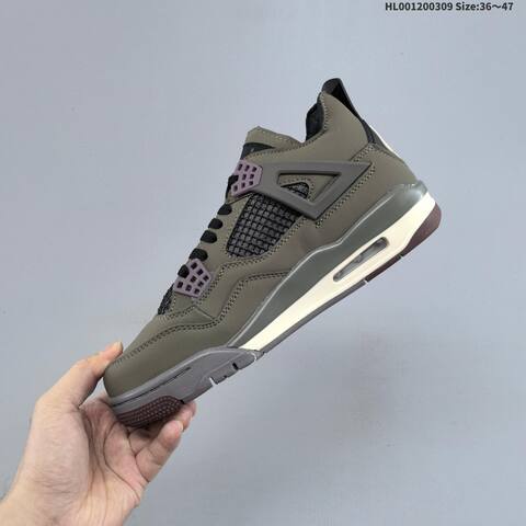 A Ma Maniere x Air Jordan 4 Retro SP Dark Mocha AMM x AIR JORDAN AJ4 Lifestyle (BS-66587)