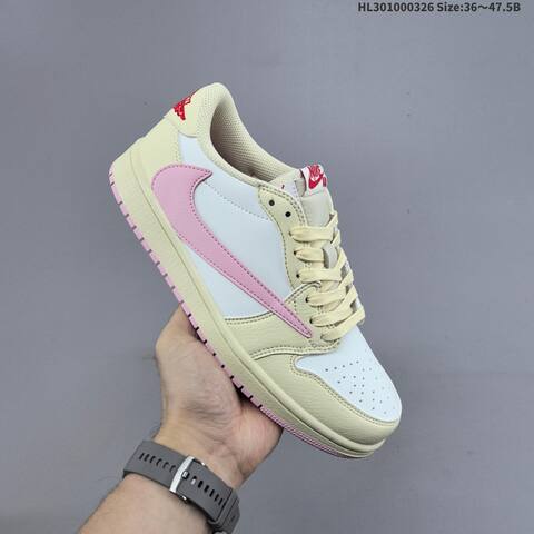 Nike Air Jordan 1 x Travis Scott AIR JORDAN IQ7604-101 35 5 36 36 5 37 5 38 Lifestyle - Women's (BS-66435)